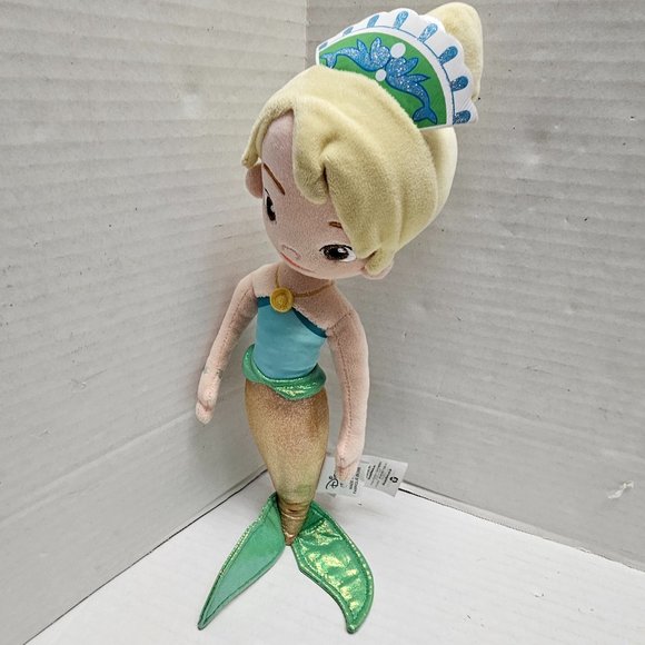 Disney Store OONA Sofia the First Blonde Mermaid Plush Blonde Blue Green Doll - Picture 1 of 10
